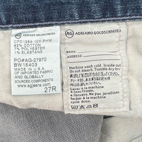 Adriano Goldschmied The Tomboy Relaxed Skinny Distressed Jeans Size 27 Women’s - Picture 5 of 6